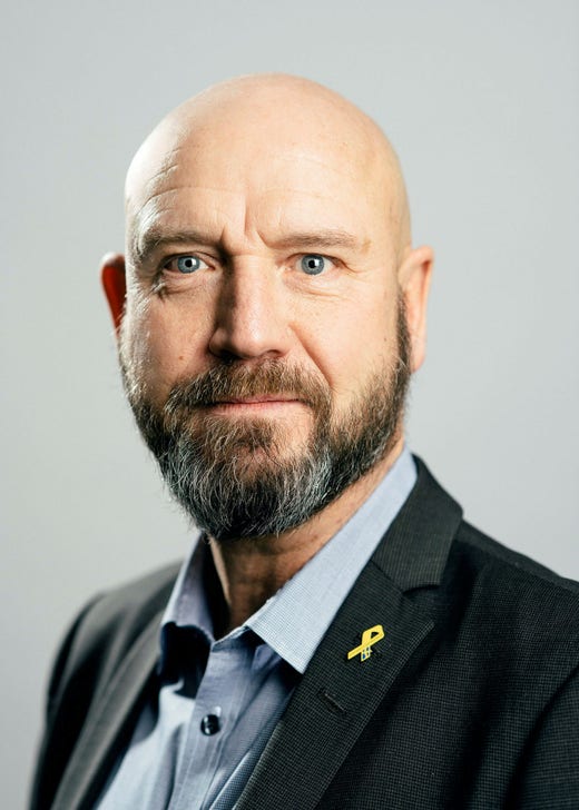 Lars Fresker, ordförande för Officersförbundet.