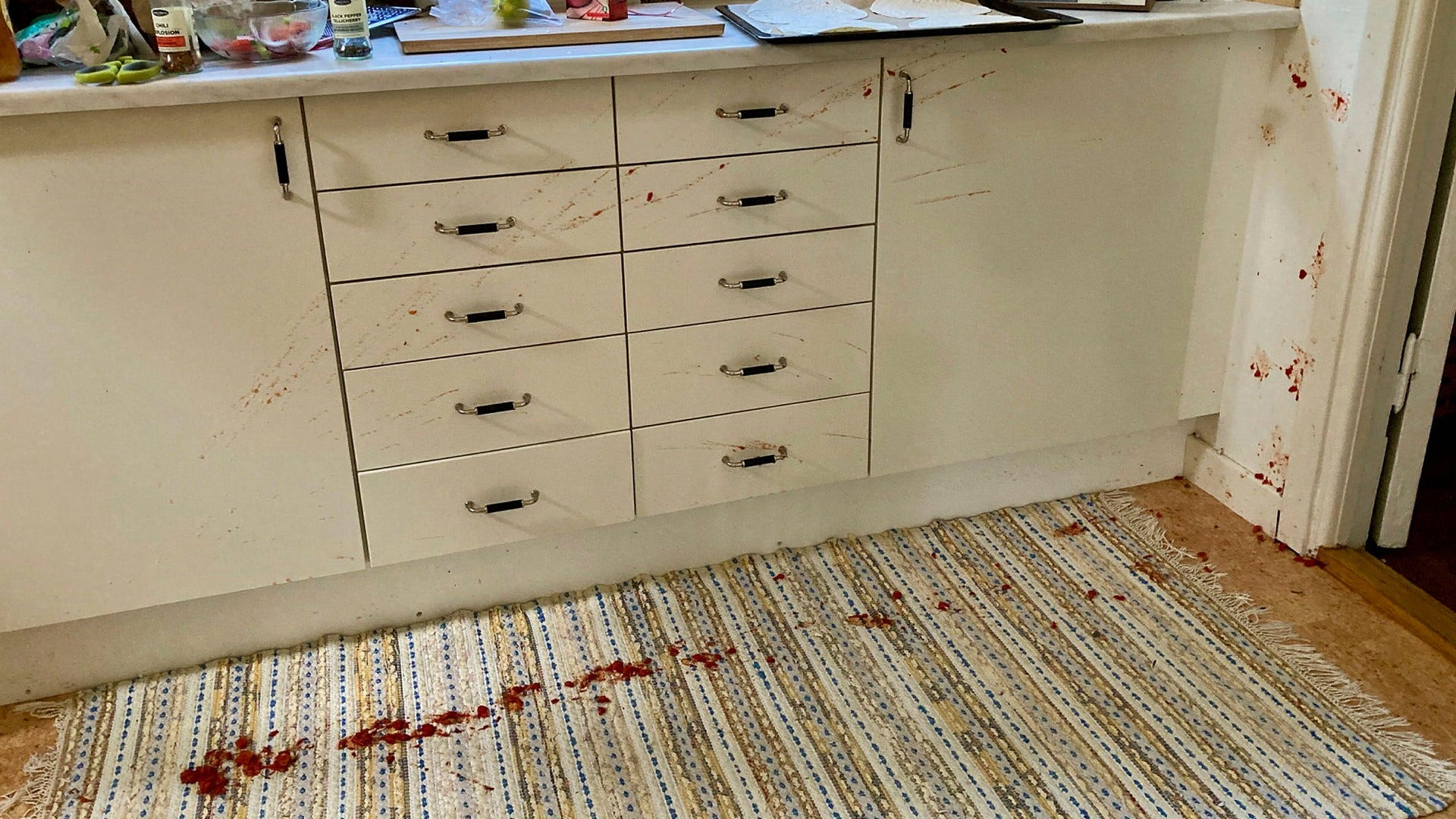”The shining” i kökstappning.