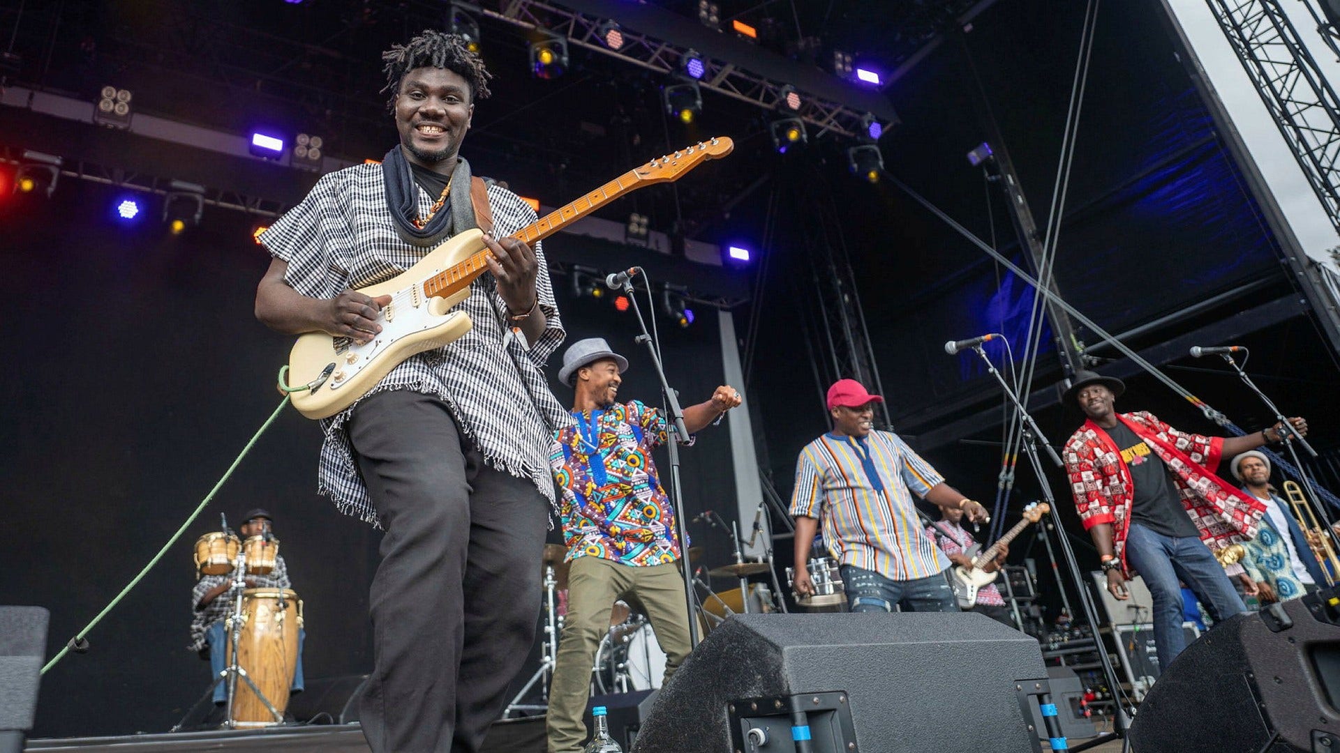 Orchestra Baobab på en tidigare spelning på brittiska Green Man Festival den 19 augusti.