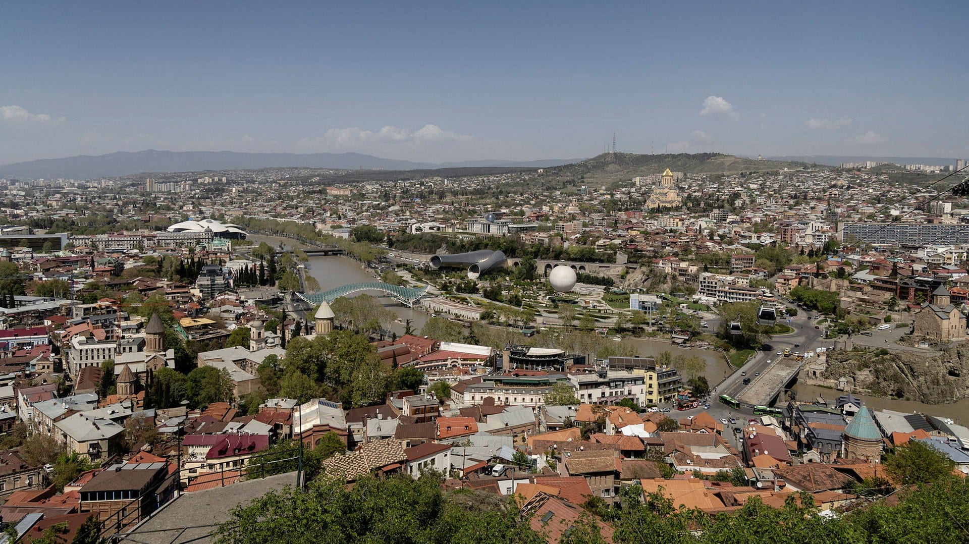 Georgiens huvudstad Tbilisi.