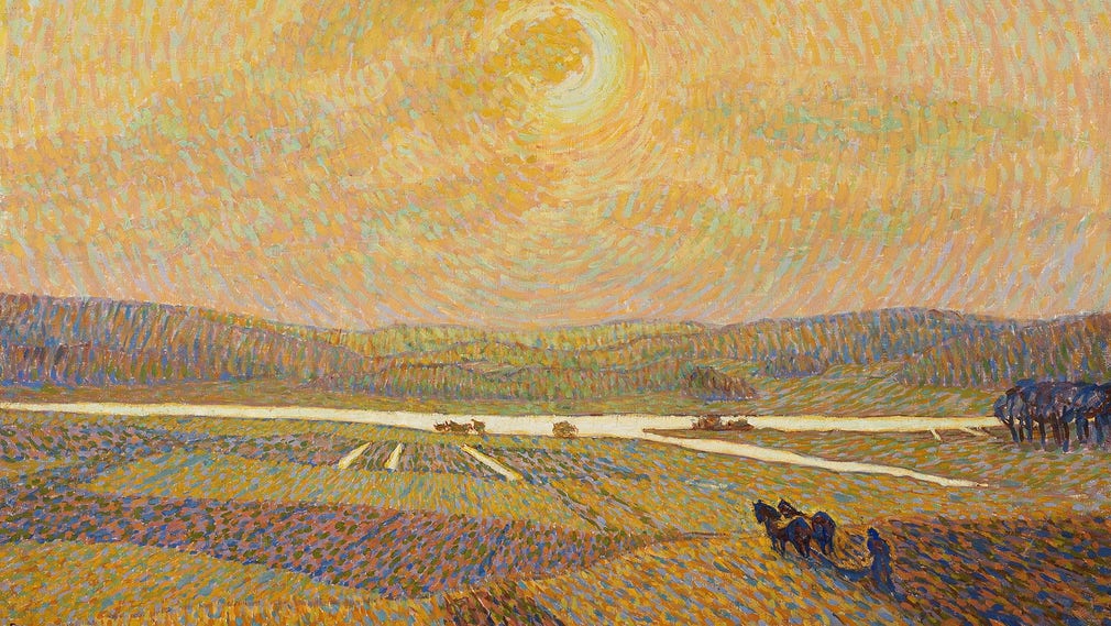 Ester Almqvist, ”Novemberplöjning”, 1914.