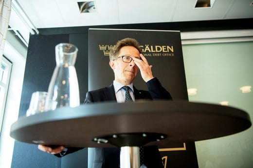 Hans Lindblad var i många år Riksgäldsdirektör, här bild från 2017. I dag är han styrelseordförande för Högskolan Väst.