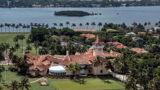 La residenza Mar-a-Lago di Donald Trump in Florida.