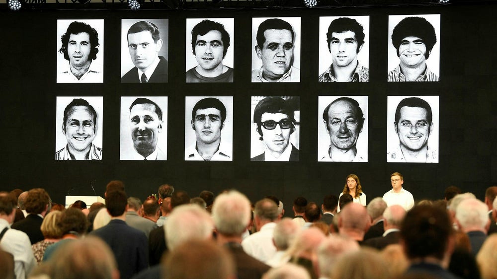 Tyskland ber om ursäkt – 50 år efter massakern i München-OS