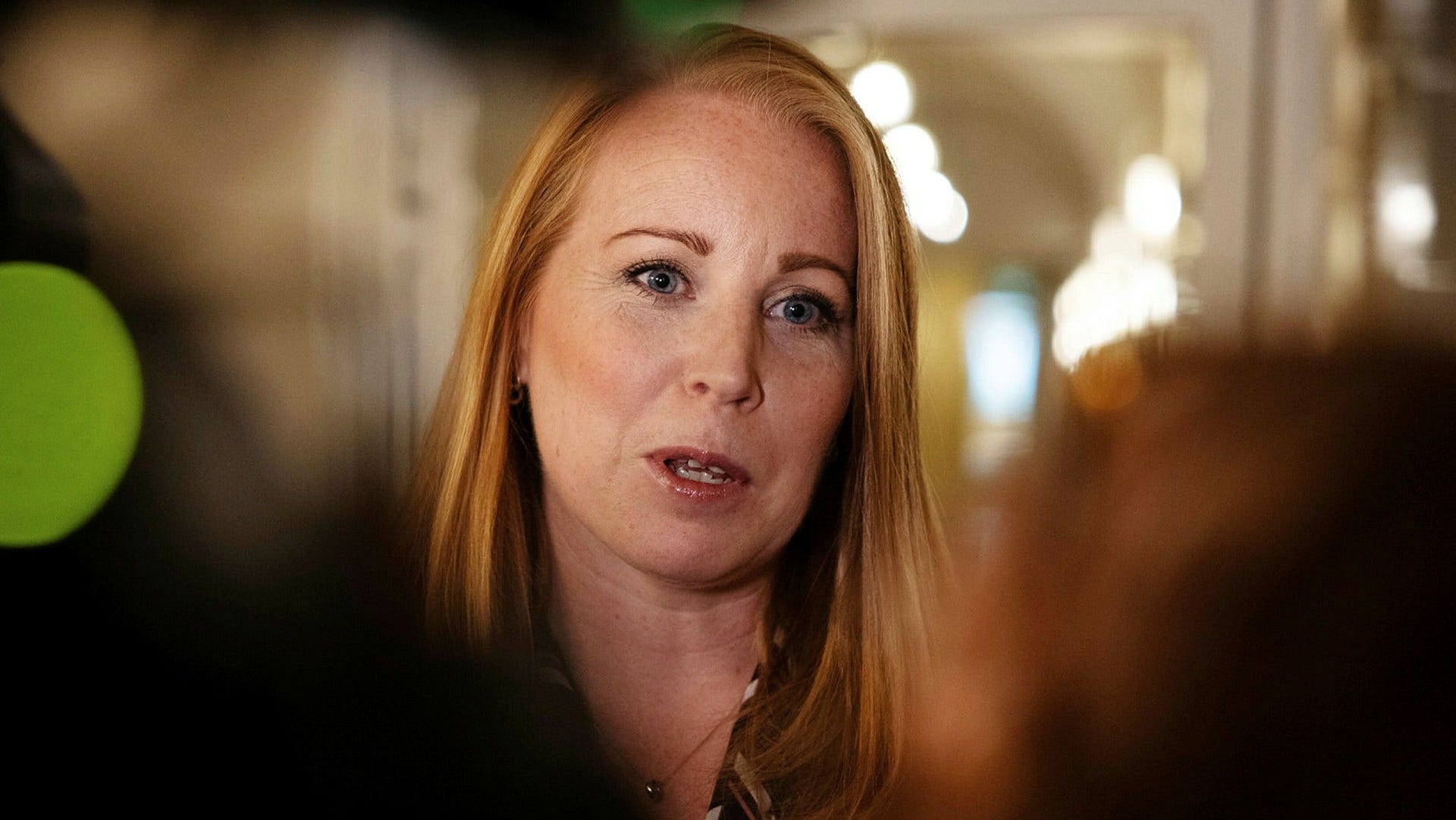 Centerledaren Annie Lööf.