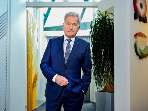 ”Putin drog undan mattan för oss”, säger Sauli Niinistö om kravet på att Nato inte utvidgas.
