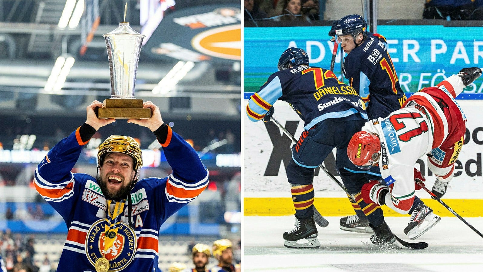 Växjös Robert Rosén fick lyfta bucklan efter den av experter utnämnda ”tråkigaste SM-finalen”. Den heta kampen om uppflyttning till SHL har dock inte lockat fler tittare.