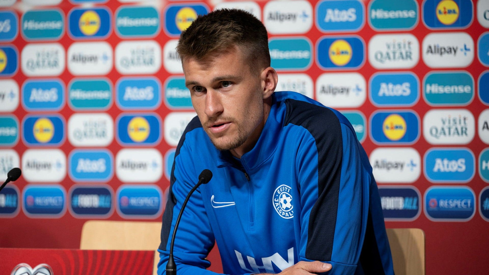 Mattias Käit ser fram emot lördagens match, då Sverige kommer på besök till Tallinn.