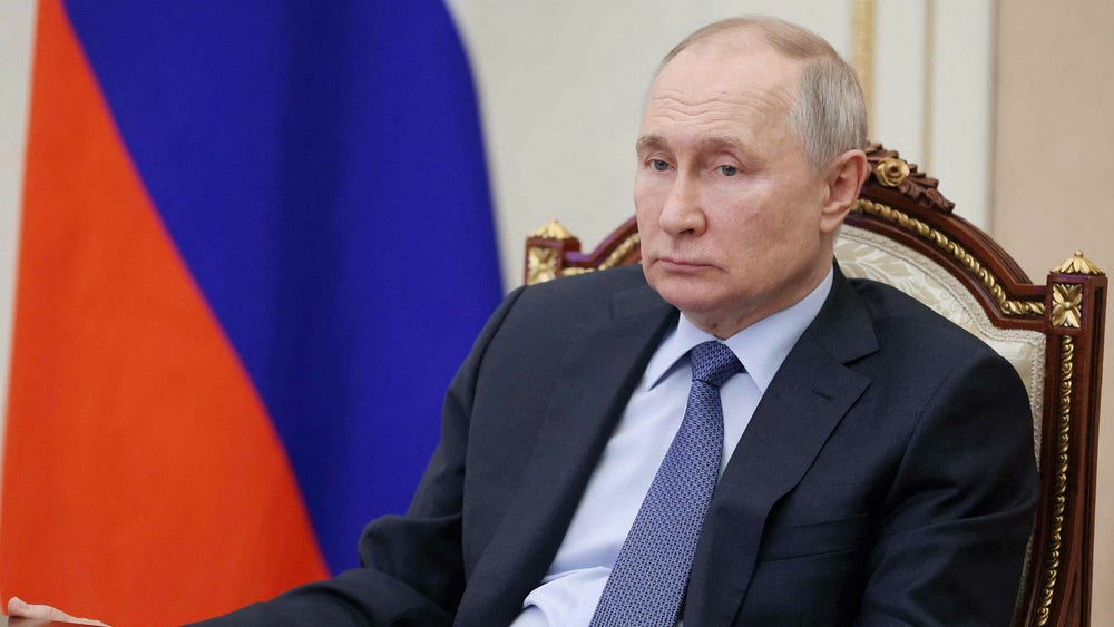Arresteringsorder har utfärdats mot Putin
