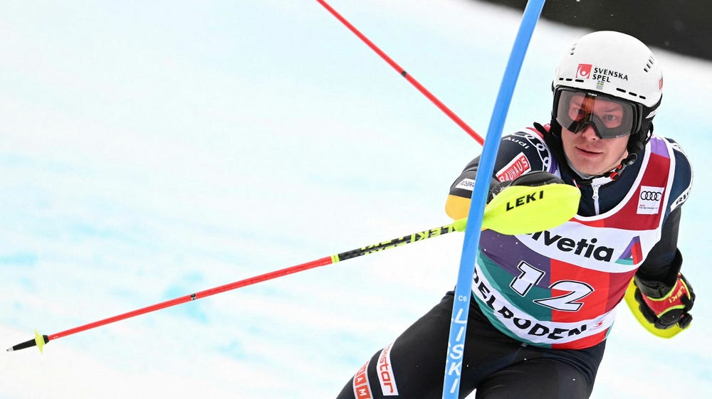 Kristoffer Jakobsen körde ur i slalom – igen