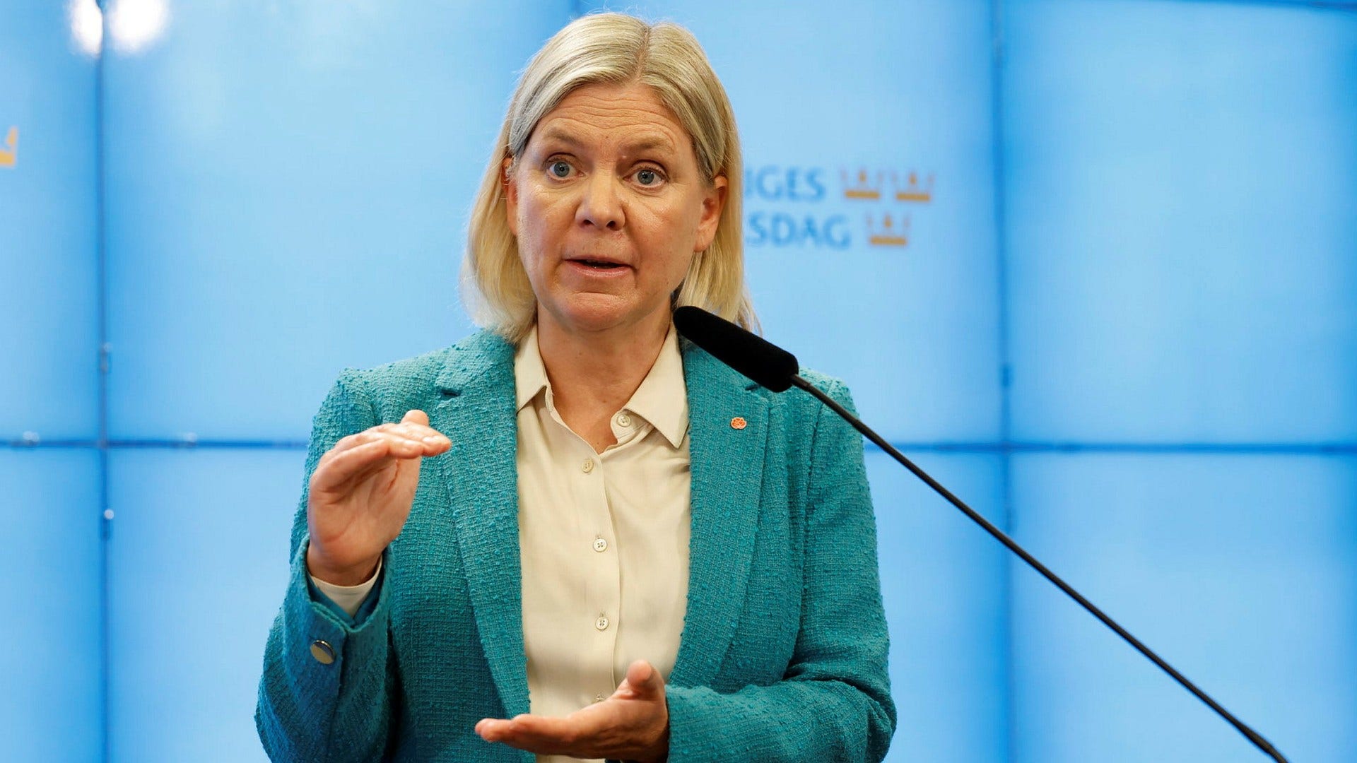 Socialdemokraternas partiledare Magdalena Andersson.