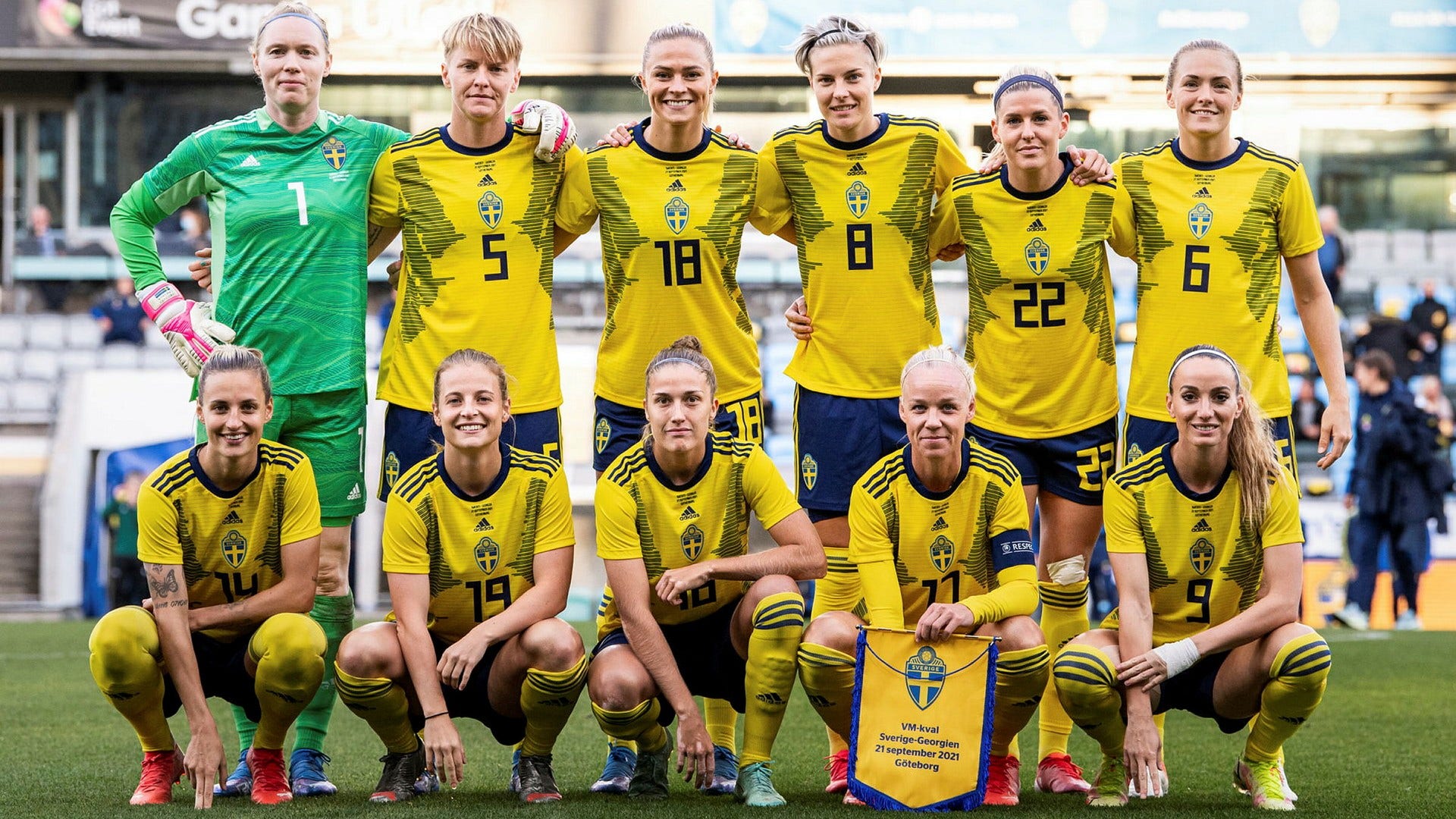 Sverige tog OS-silver och är bästa europeiska lag på världsrankningen. Men återfinns ändå bara i andra seedningsgruppen inför EM-lottningen. Arkivbild.