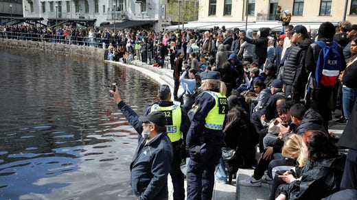 I Borås fungerade ån Viskan som en slags vallgrav.
