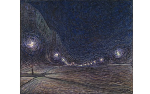 ”Hornsgatan nattetid”, 1902.