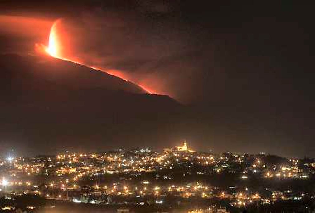 Vulkanen Etna hade utbrott DN.SE