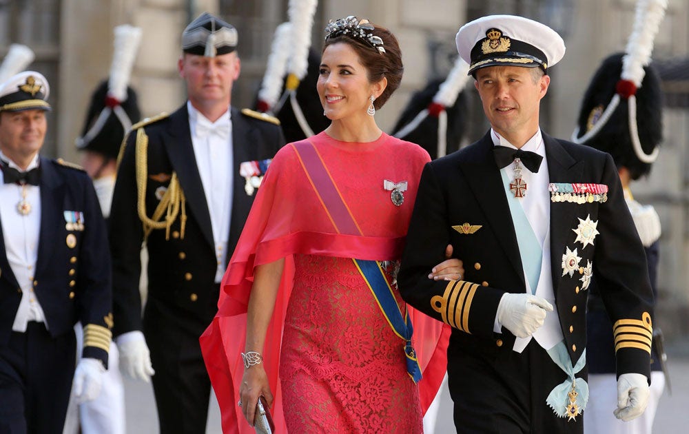 Kronprinsessan Mary och kronprins Frederik.