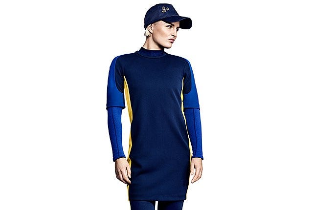 Ett urval ur klädkollektionen för OS och Paralympics i Sotji 2014.
