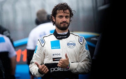 Prins Carl Philip under 2013 års STCC-säsong.