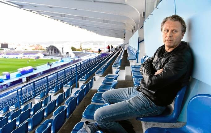 Hans Löfgren är på plats i Lissabon för att se Tyresö FF:s final i Champions League.