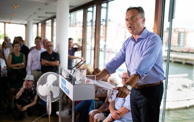Björklund talade i Göteborg i går.