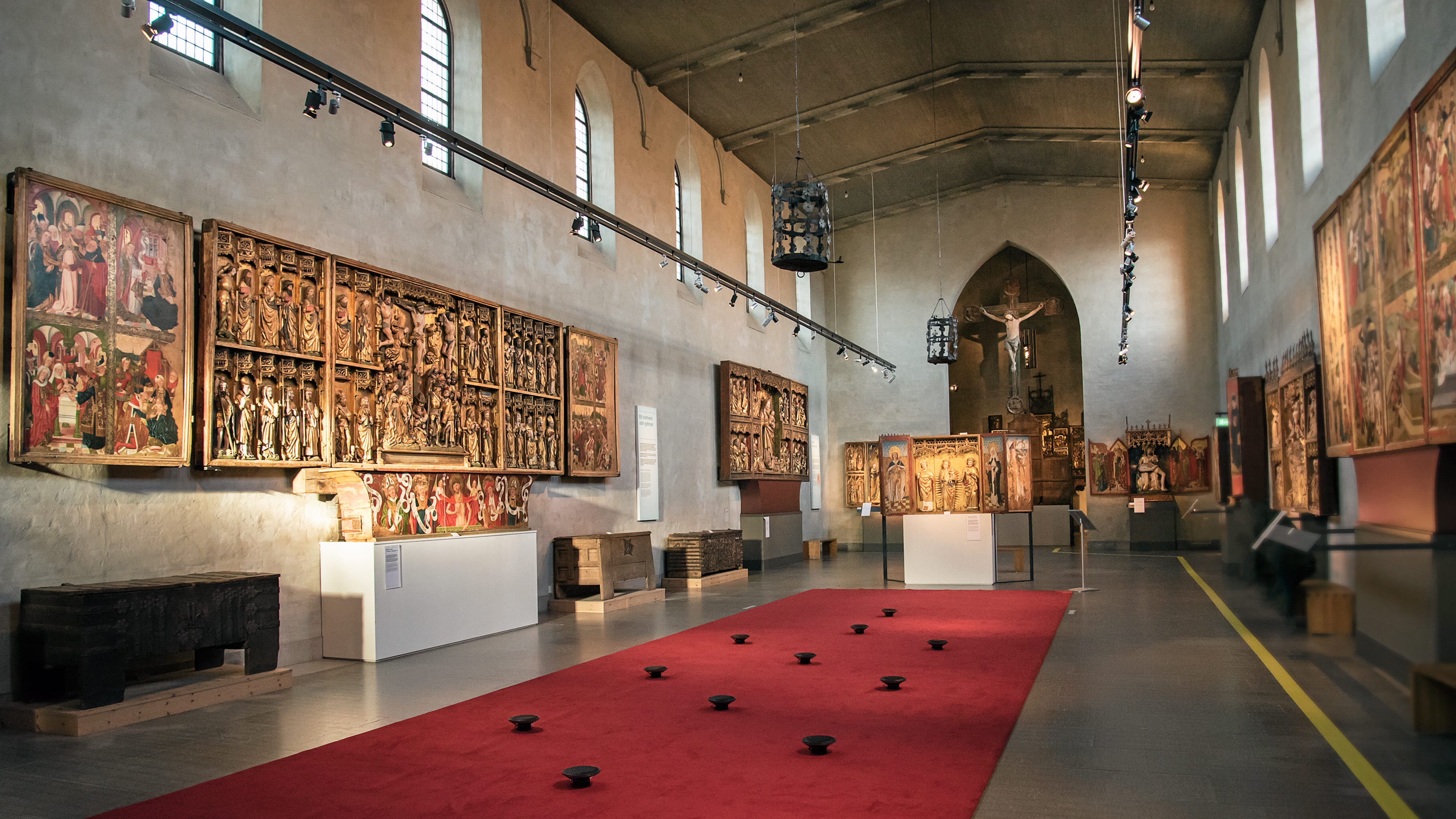 Ljudverket ”Prayer (Stockholm)” av James Webb i Gotiska hallen.