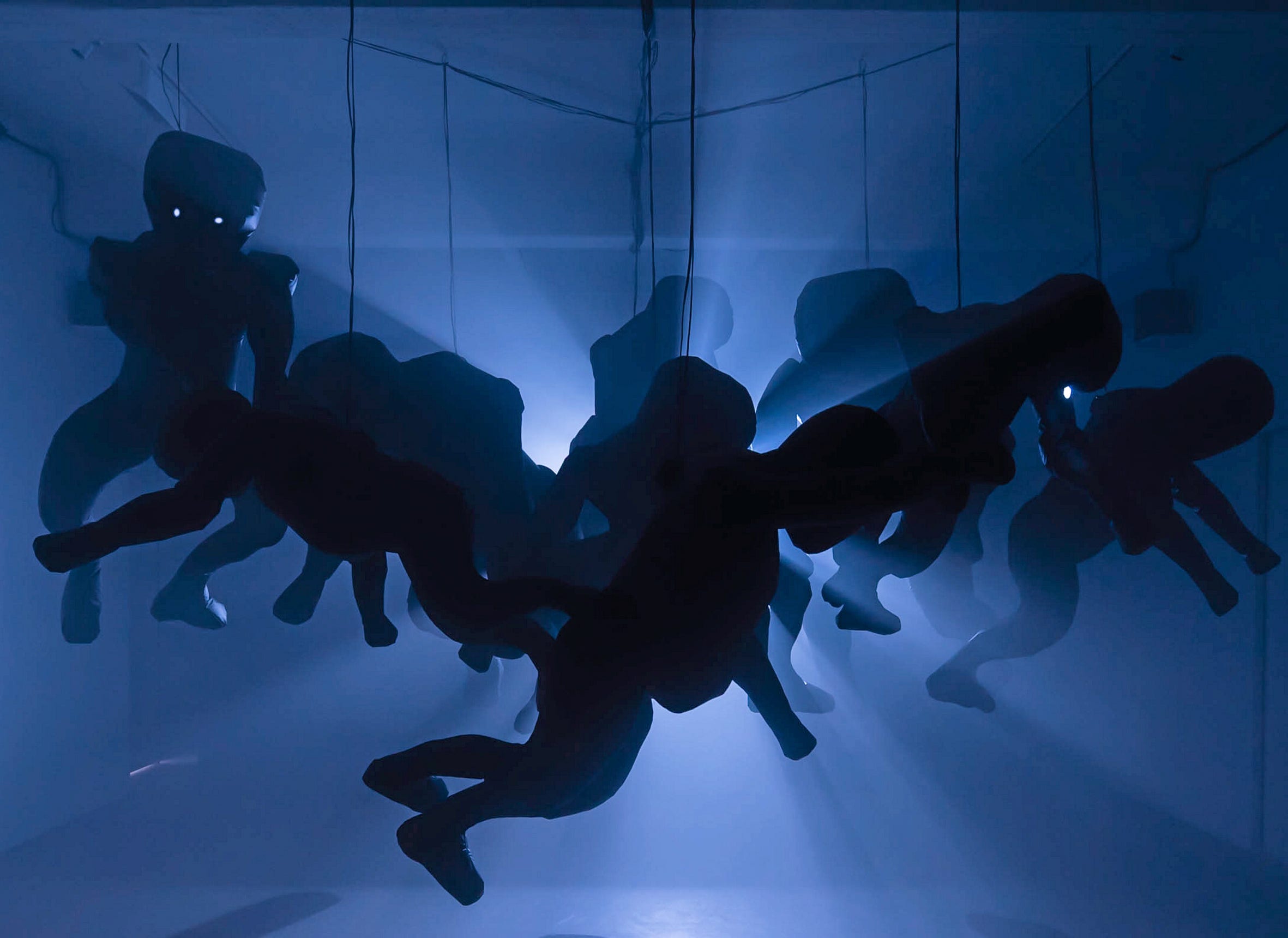 Installation av Matti Kallioinen ”Homunculus”, 2015.