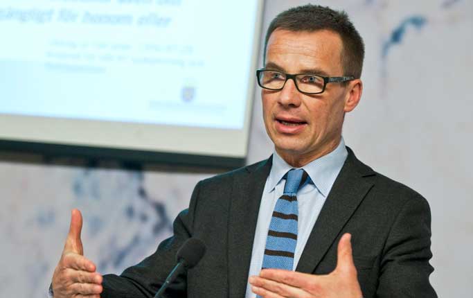 Socialförsäkringsminister Ulf Kristersson.