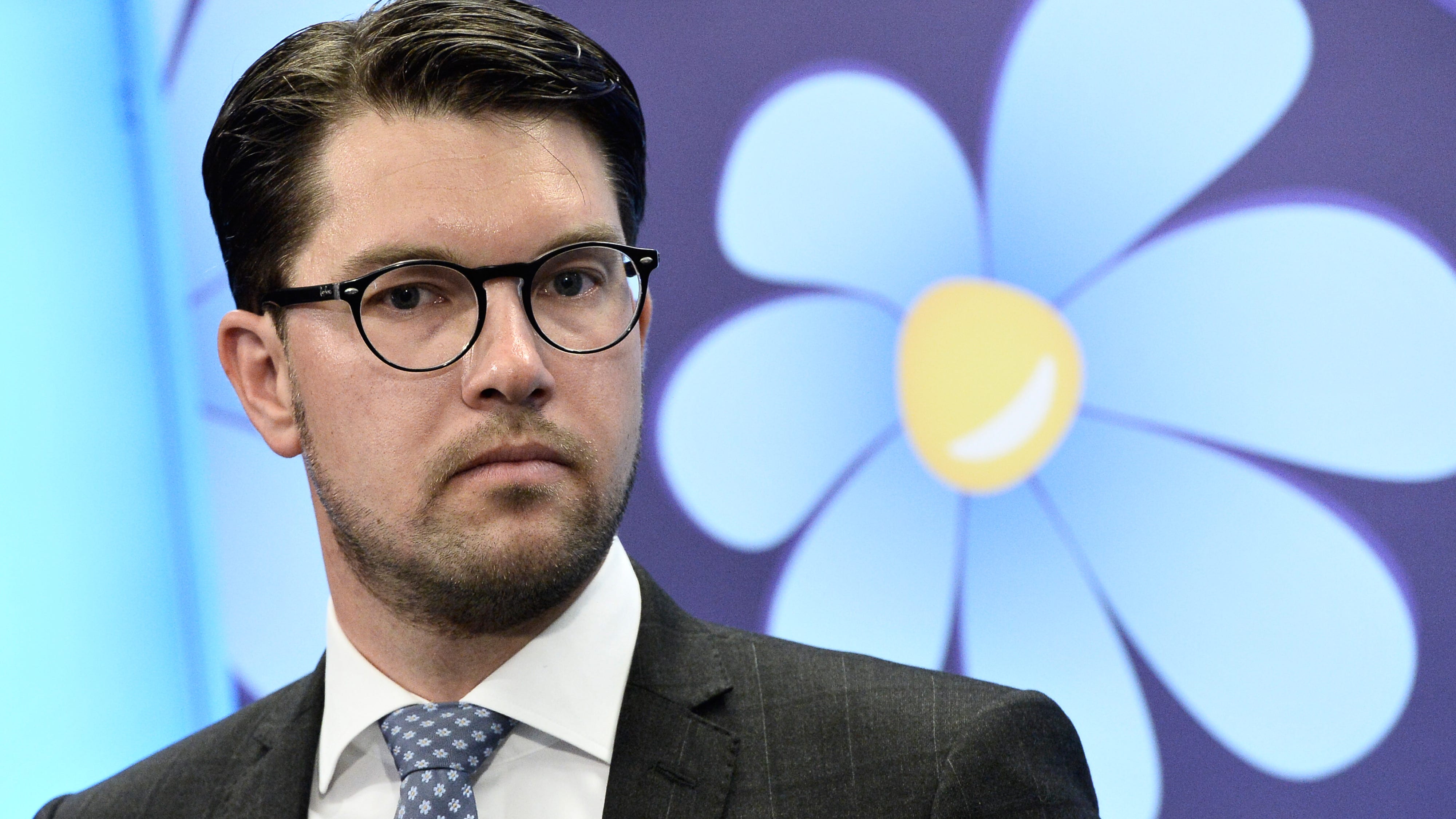 Sverigedemokraternas partiledare Jimmie Åkesson.