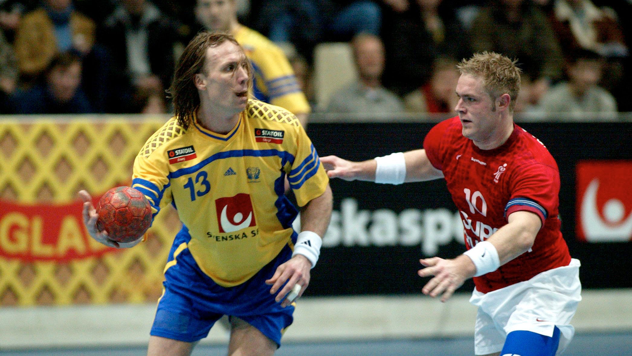Staffan Olsson i landslaget, januari 2002.