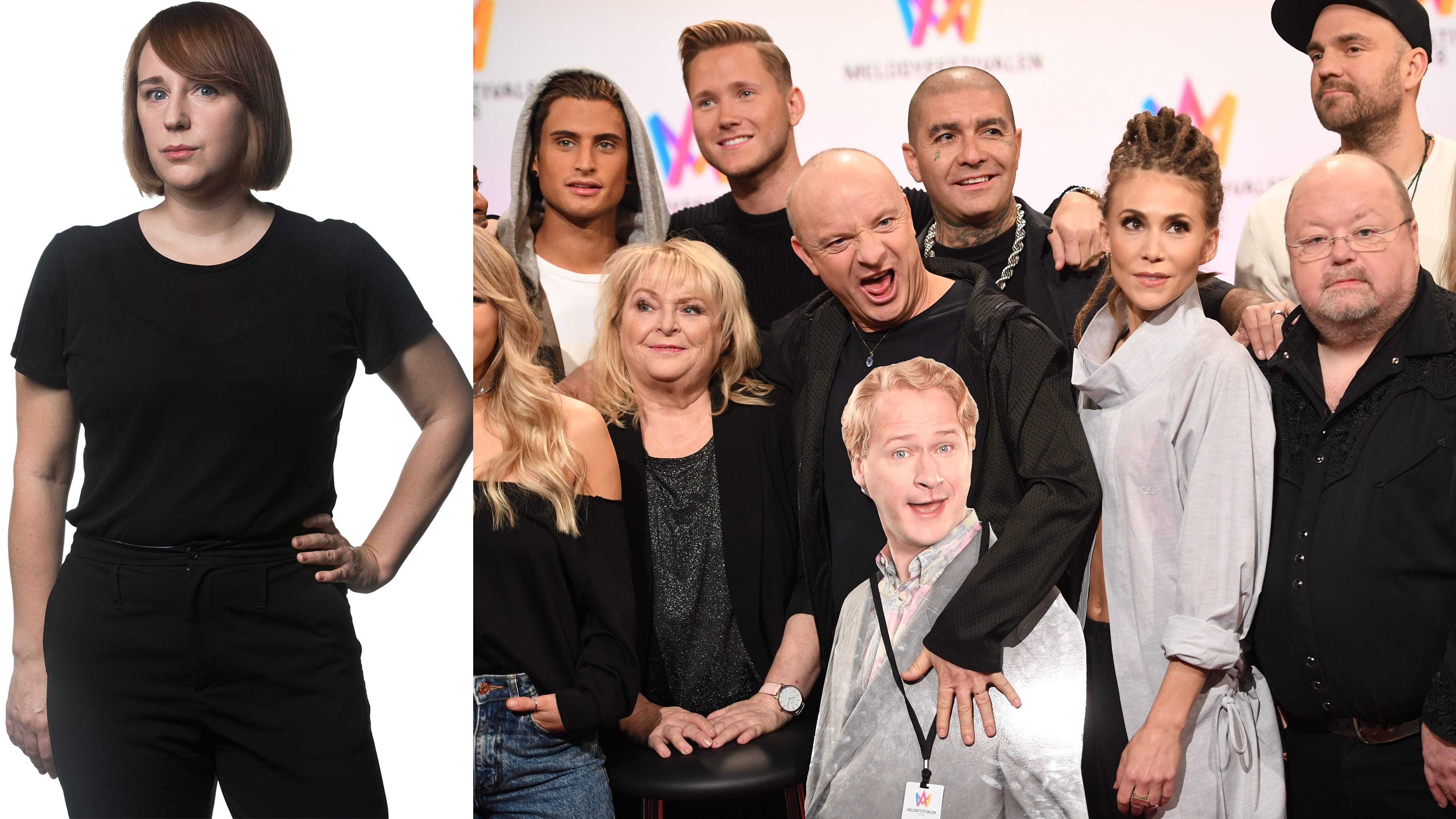 Hanna Fahl om Melodifestivalen.