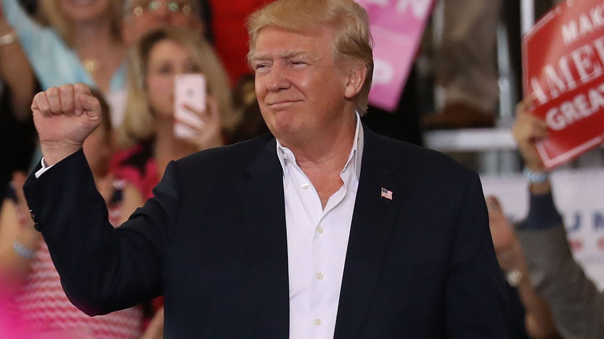 Donald Trump talade i Florida – och hemma i Borås fick Emma Johansson svara på frågor om vad han sade.