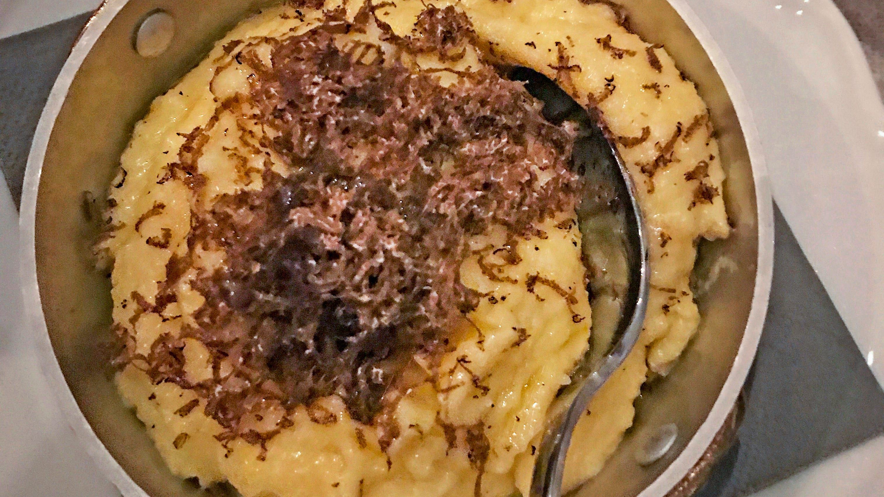Polenta med tryffel.