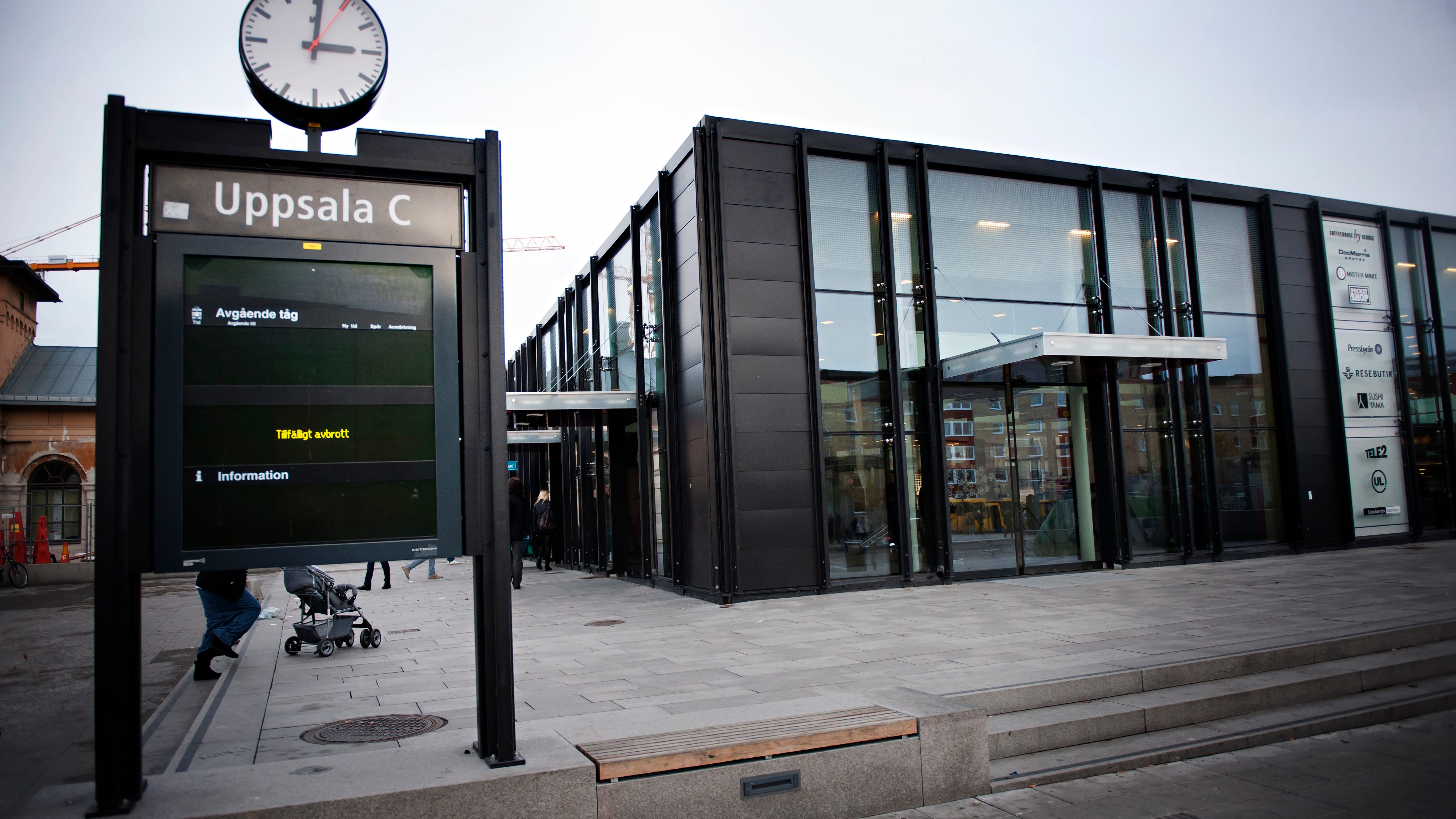 Uppsala station.