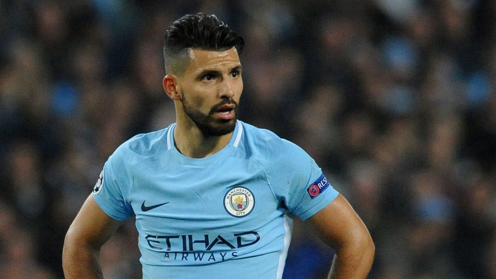 Manchester Citys Sergio Agüero.