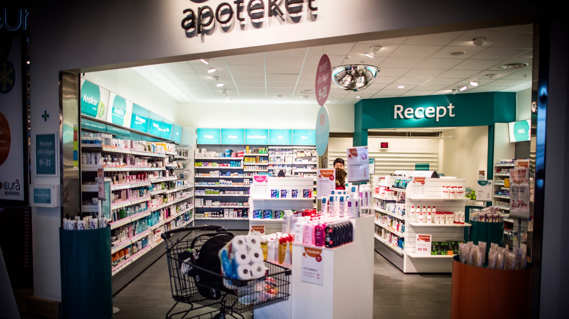 Apotek utanför Stockholm.