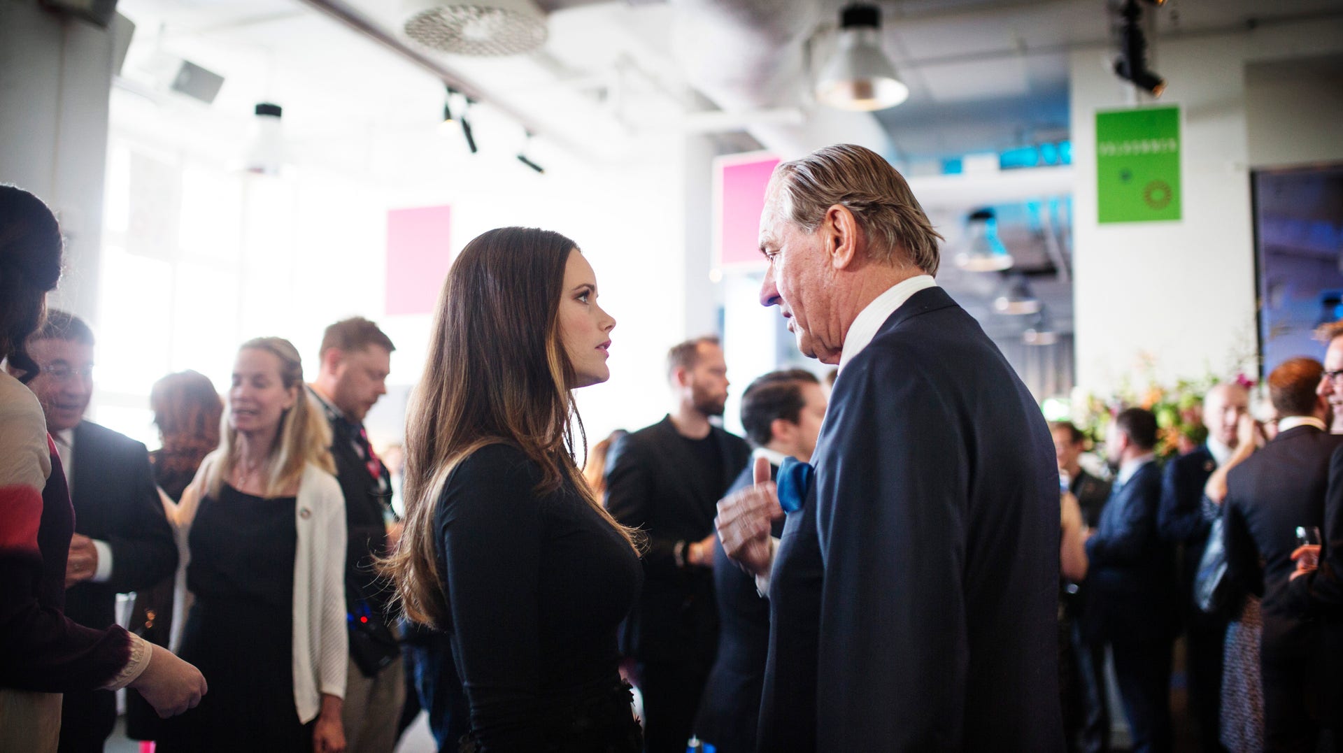 Prinsessan Sofia och Jan Eliasson.
