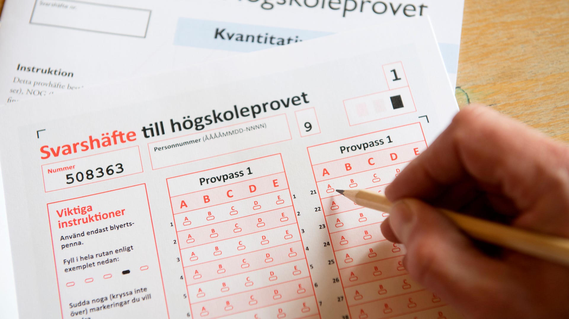 Normeringstabell för högskoleprovet våren 2018 har släppts DN.SE