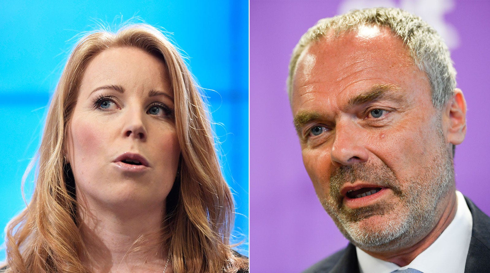 Annie Lööf (C) och Jan Björklund (L).