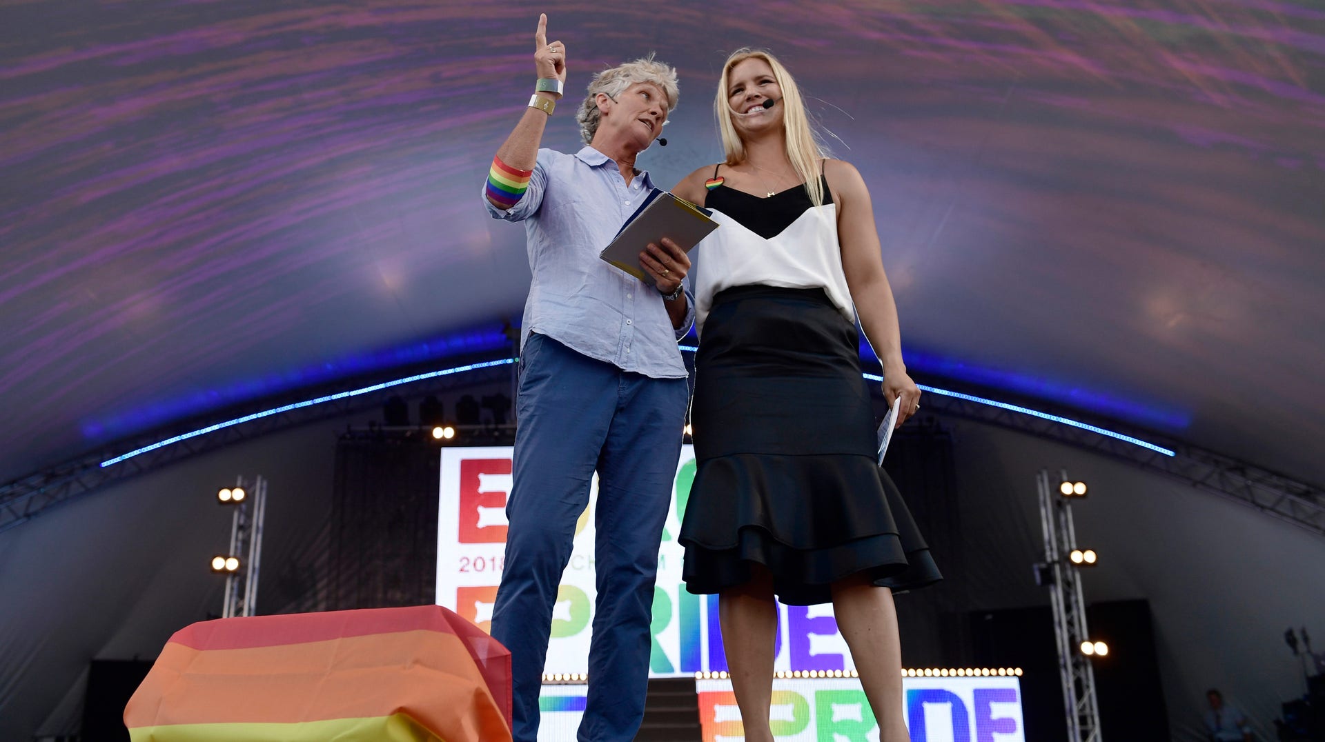 Pia Sundhage och Anja Pärson.