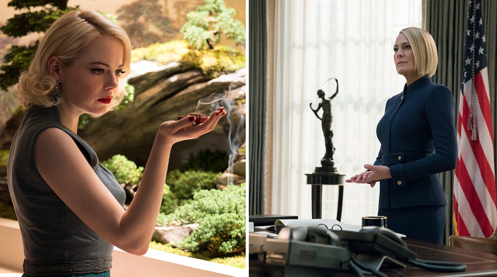 ”Maniac” med Emma Stone i huvudrollen och sjätte säsongen av ”House of Cards” har premiär i höst.