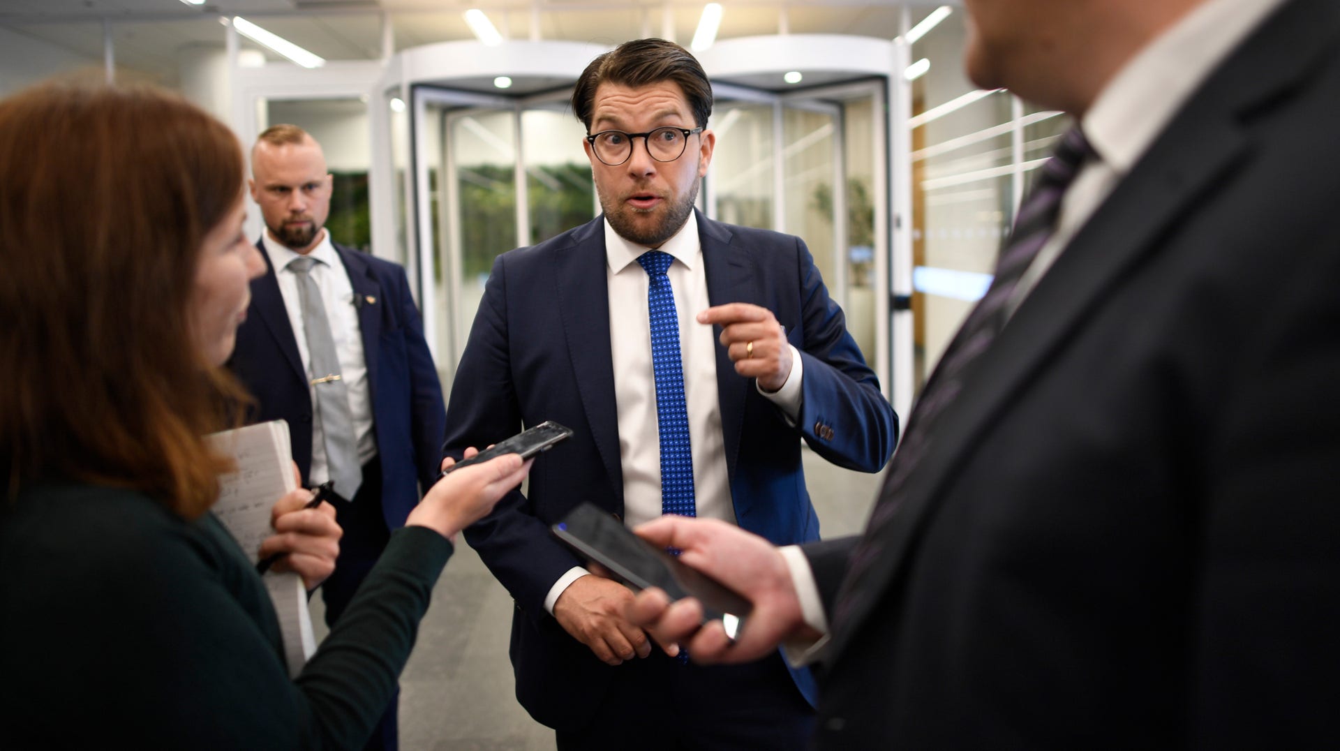 Sverigedemokraternas ledare Jimmie Åkesson.