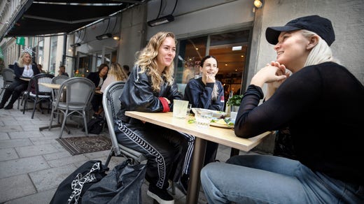 Pauline Eddeborn, Jonna Hökengren och Amanda Arin är alla dansare.