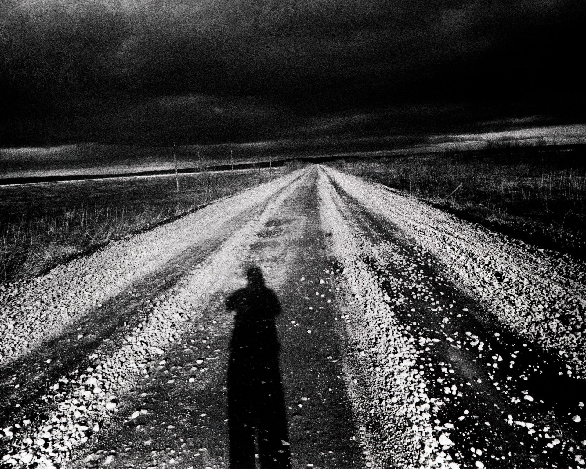 Hasselbladspristagaren Daido Moriyama, med sin egen skugga