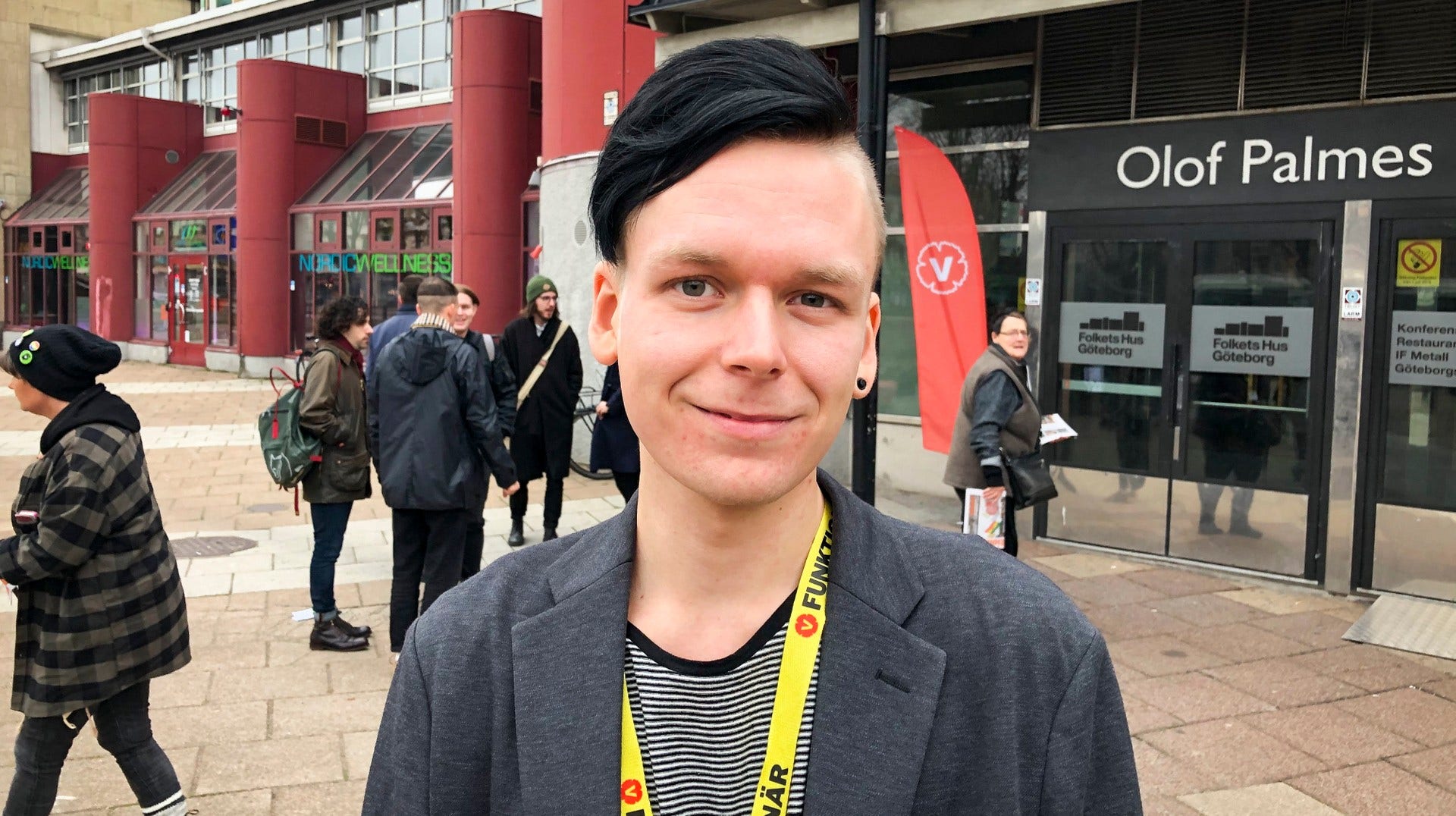 John Edström, ordförande Vänsterpartiet Göteborg.
