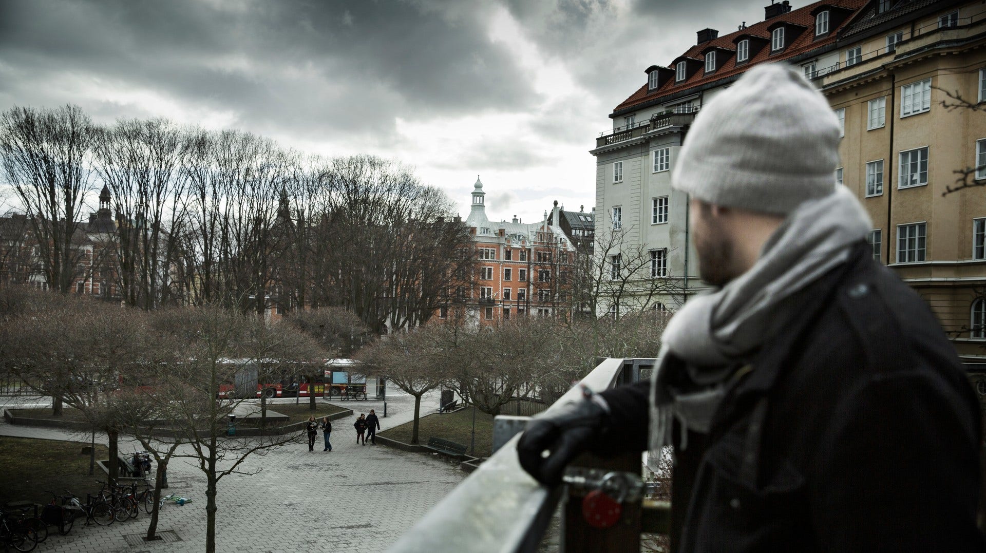 Karlaplan in Stockholm, where Fricko Broberg and Tim Berglin would hang out as they grew up.