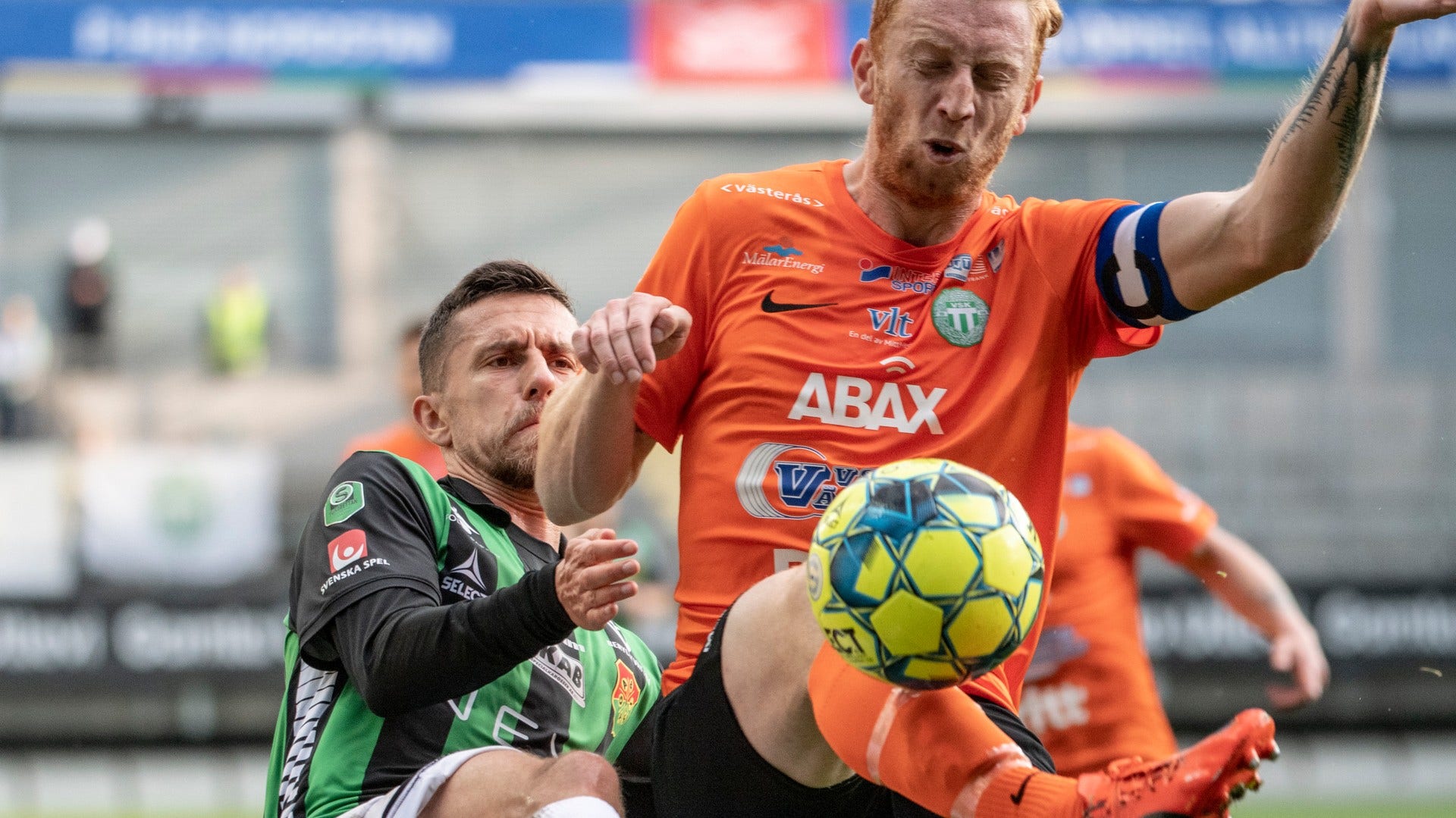 Gais Predrag Randelovic och Västerås Calle Svensson.