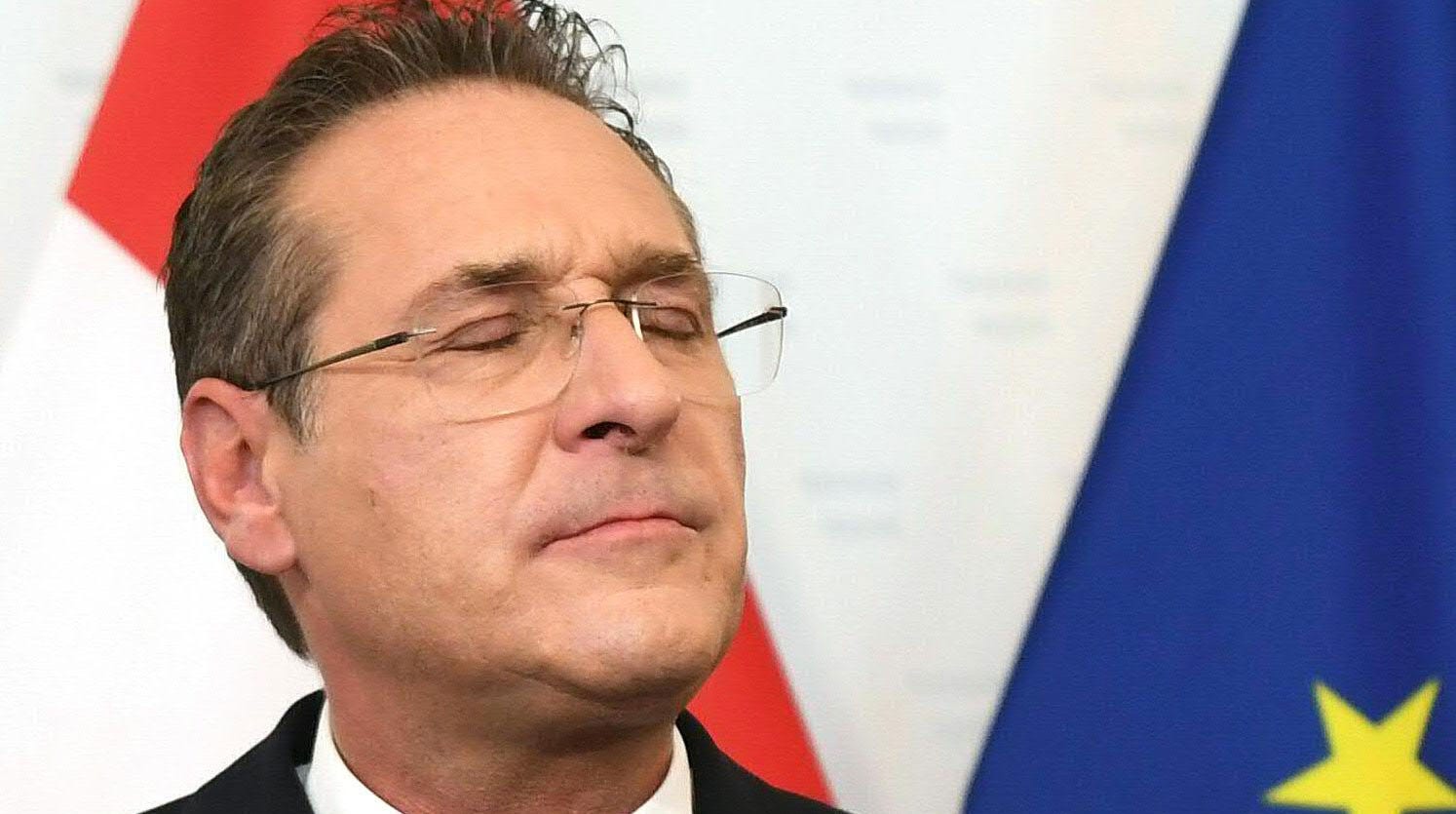 Österrikes vicekansler Heinz-Christian Strache
