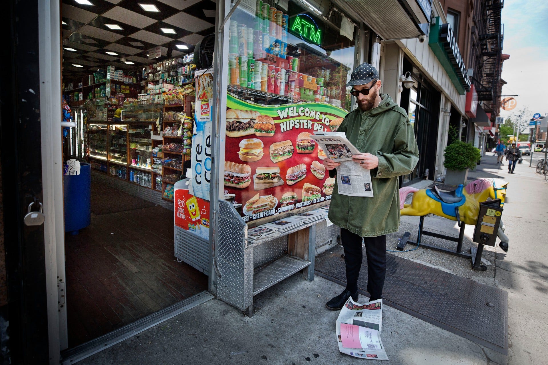 Johan Renck i Brooklyn där han bor med familjen - när de inte är ute och reser. Foto: Pontus Höök
