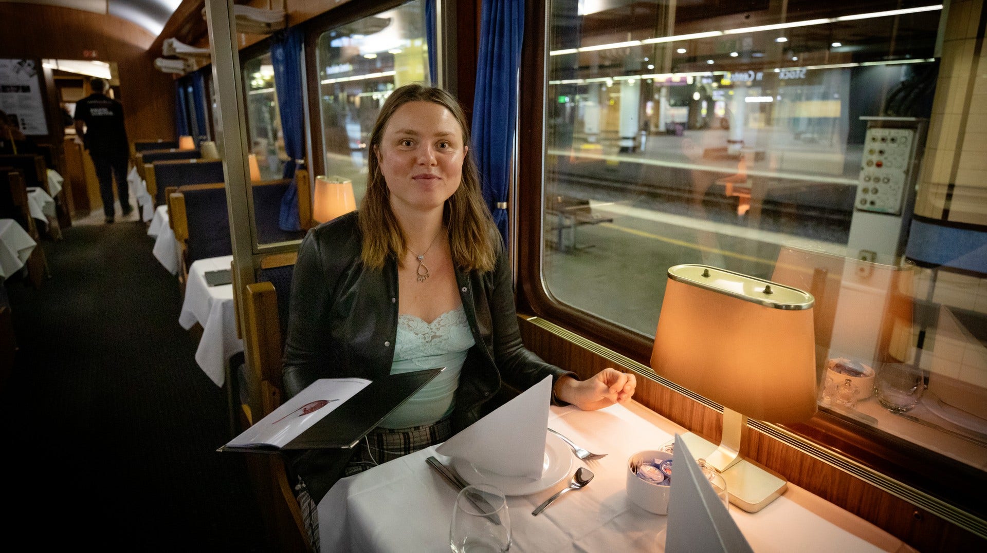 Beate Undén fick skjuts till Linköping.
