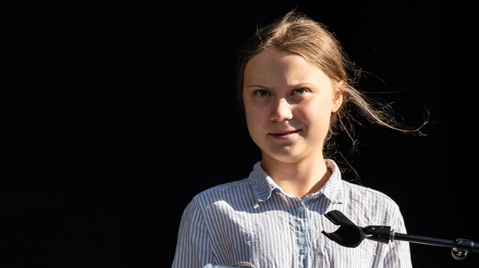 Greta Thunberg talade i Montréal.